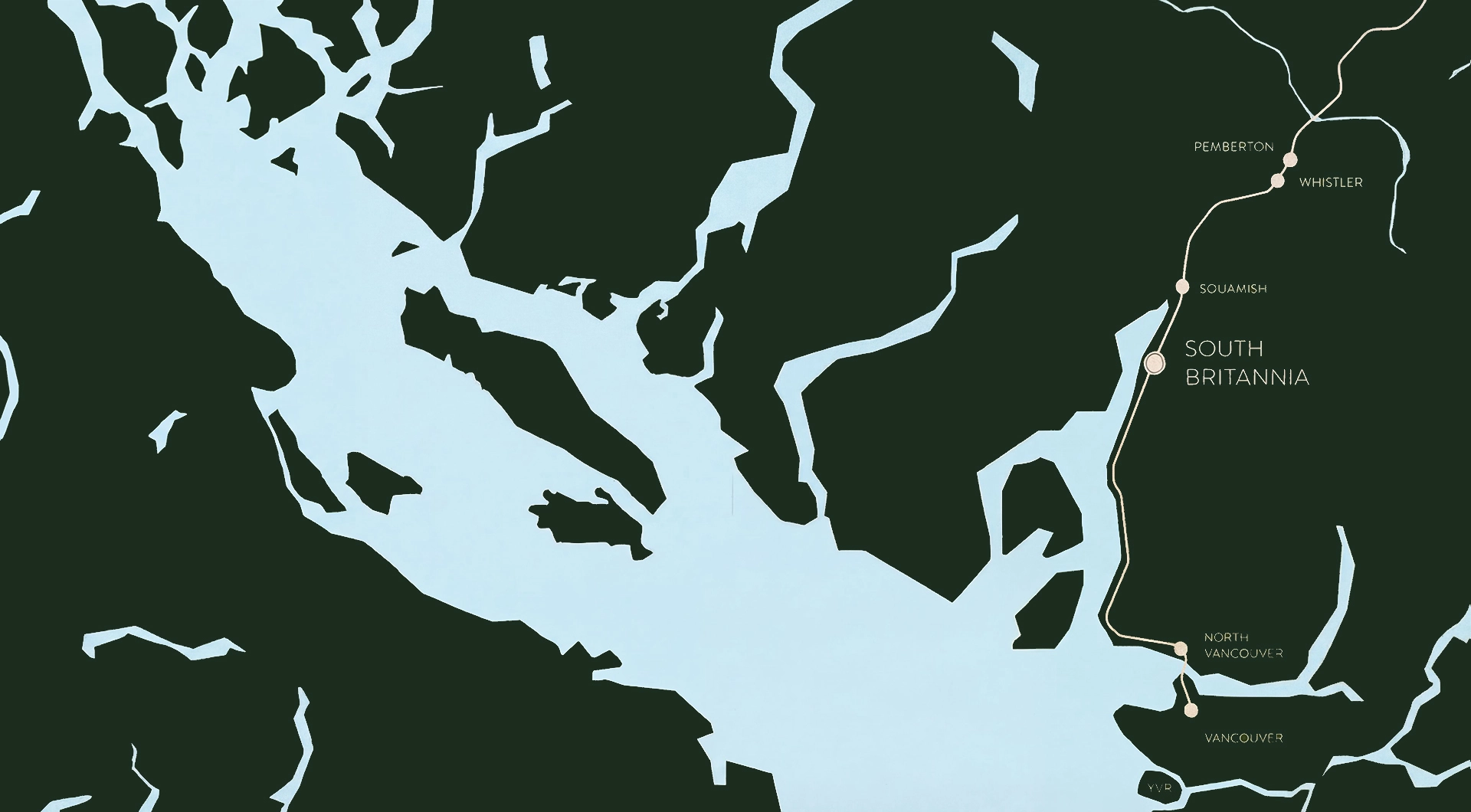 Sea to Sky Corridor Map